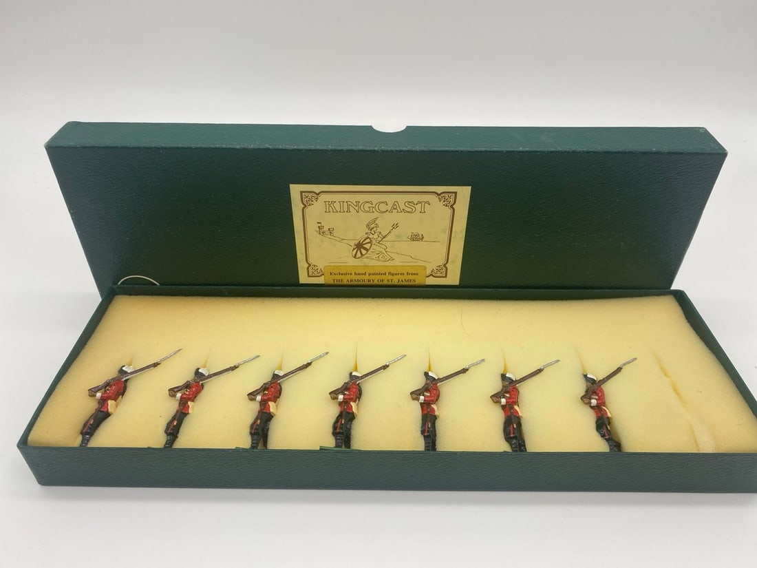 Kingcast soldiers.: A group of Kingcast soldiers from the Armoury of St. James.