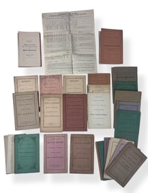 25+ Vols. 19th C. B&O Railroad Reports, Ephemera.