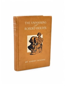 The Unmasking of Robert-Houdin. Signed.