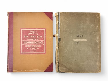 2 Vols. Baist's Atlas of Washington D.C.