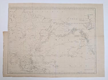 Carte de la Mer Pacifique du Nord.