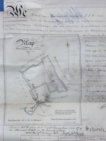 1858 Property Deed County Cork Ireland.