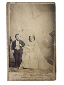 Tom Thumb Wedding CDV.
