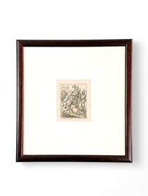 After Holbein, "Waggoner," 1788, Etching.
