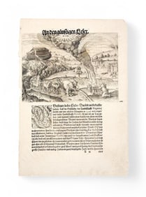 de Bry, "Noah's Ark," Engraving.