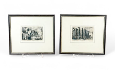 2 Piranesi Engravings.