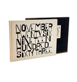 November Twenty Six Nineteen.. Sixty Three. Signed