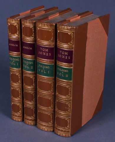 4 Vols illus. by Cruikshank: TOM JONES + AMELIA.: [Cruikshank Illus.]. 2 Titles (4 Vols). ++ Henry Fielding. THE HISTORY OF TOM JONES, A FOUNDLING. Memoir of the Author by Thomas Roscoe, illustrations by George Cruikshank. Lon: James Cochrane and Co.