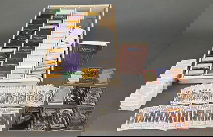 MTG Rules Manuals, rule cards, and empty boxes
