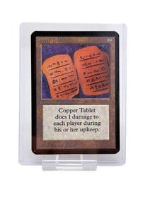 MTG: Alpha "Copper Tablet" card