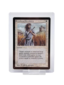 MTG: Beta "Swords to Plowshares" card