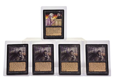 MTG: Beta "Demonic Attorney" & 4 "Zombie Master"
