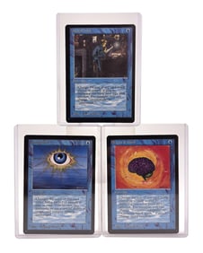 3 MTG: Beta blue interrupt cards