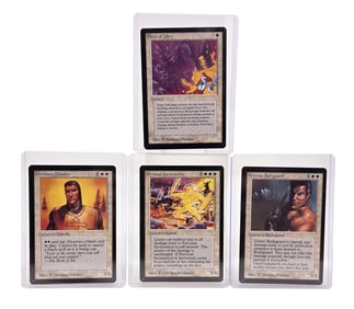 4 MTG: Beta white cards