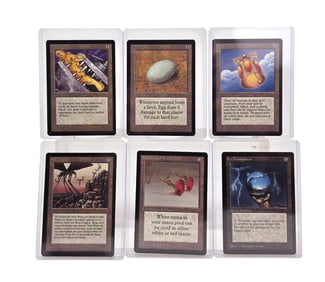 6 MTG: Beta Artifact cards
