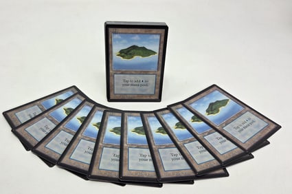 33 MTG: Beta Island (B) Basic Land cards