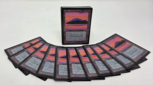 29 MTG: Beta Island (C) Basic Land cards