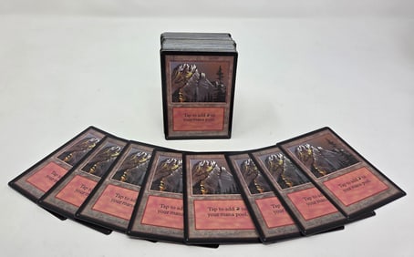 123 MTG: Beta Mountain (A) Basic Land cards