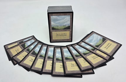 122 MTG: Beta Plains (A) Basic Land cards