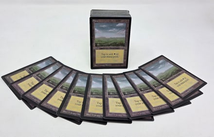 100 MTG: Beta Plains (B) Basic Land cards
