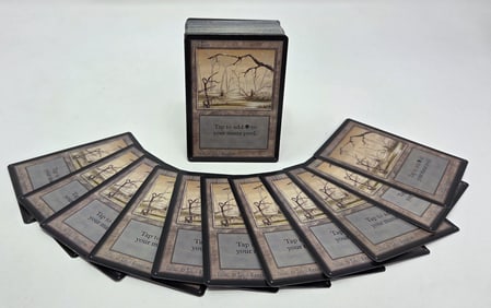 89 MTG: Beta Swamp (B) Basic Land cards