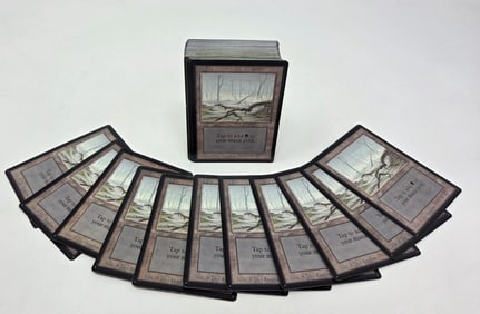 81 MTG: Beta Swamp (A) Basic Land cards