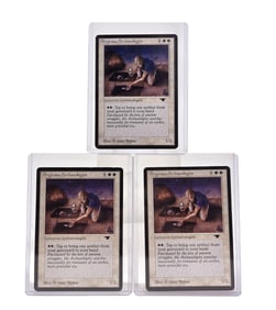 3 MTG: Antiquities "Argivian Archaeologist" cards