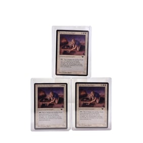 3 MTG: Antiquities "Argivian Archaeology" cards
