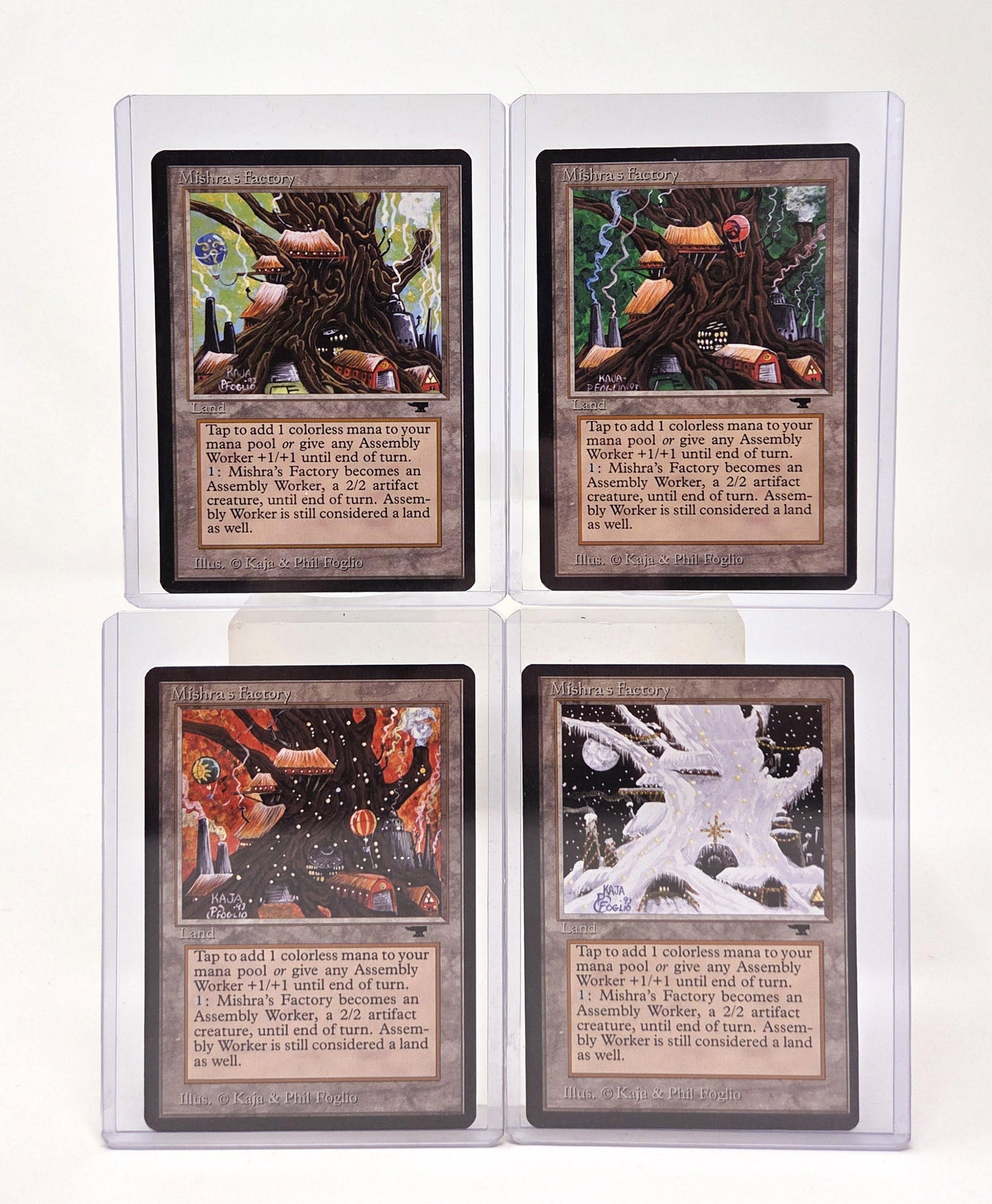 MTG: Antiquities Mishra's Factory complete set (1 of 4)