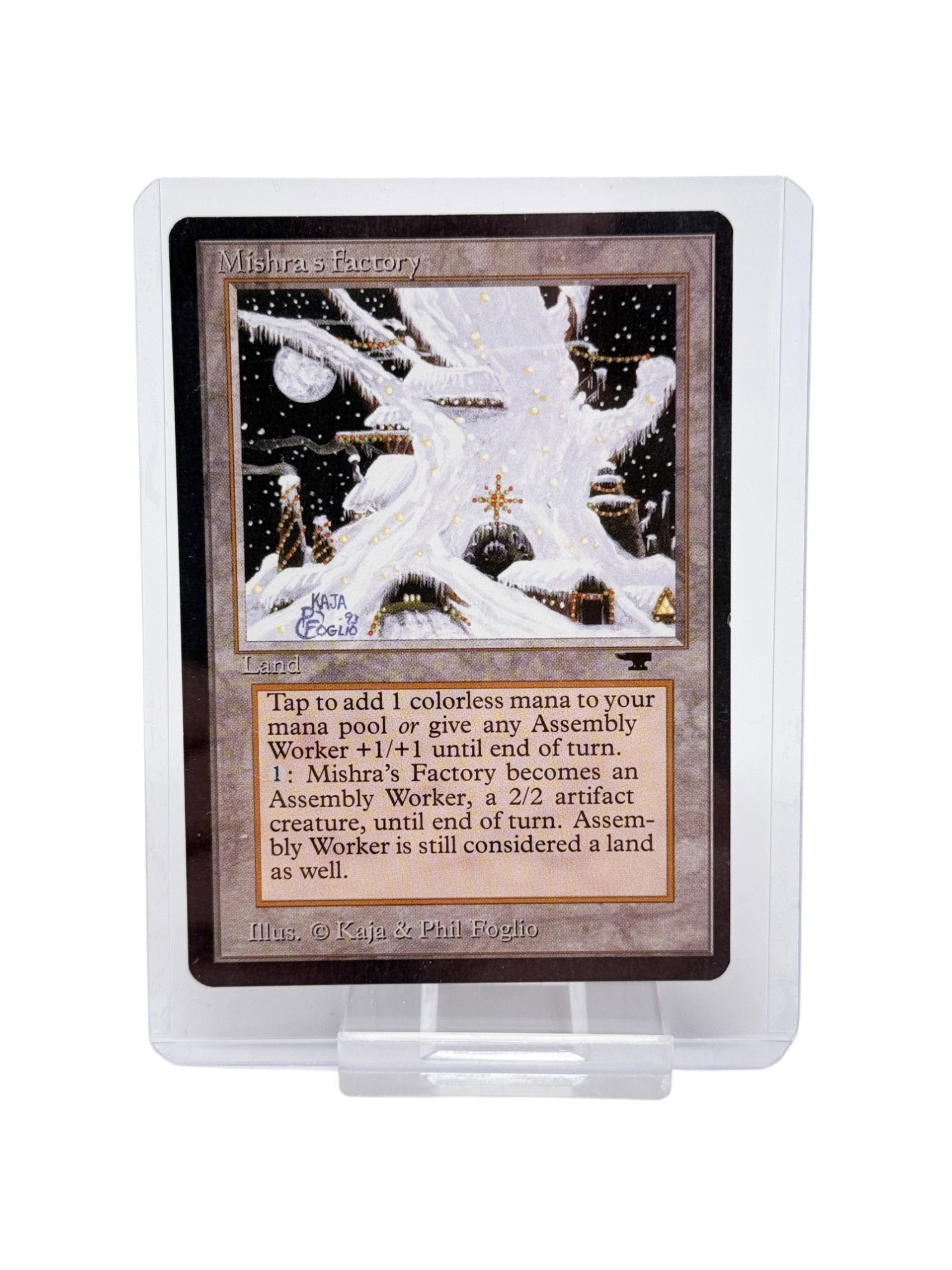 MTG: Antiquities Mishra's Factory [Winter] card (1 of 2)