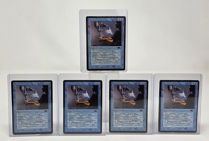 5 MTG: Antiquities "Power Artifact" cards