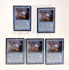 5 MTG: Antiquities "Power Artifact" cards