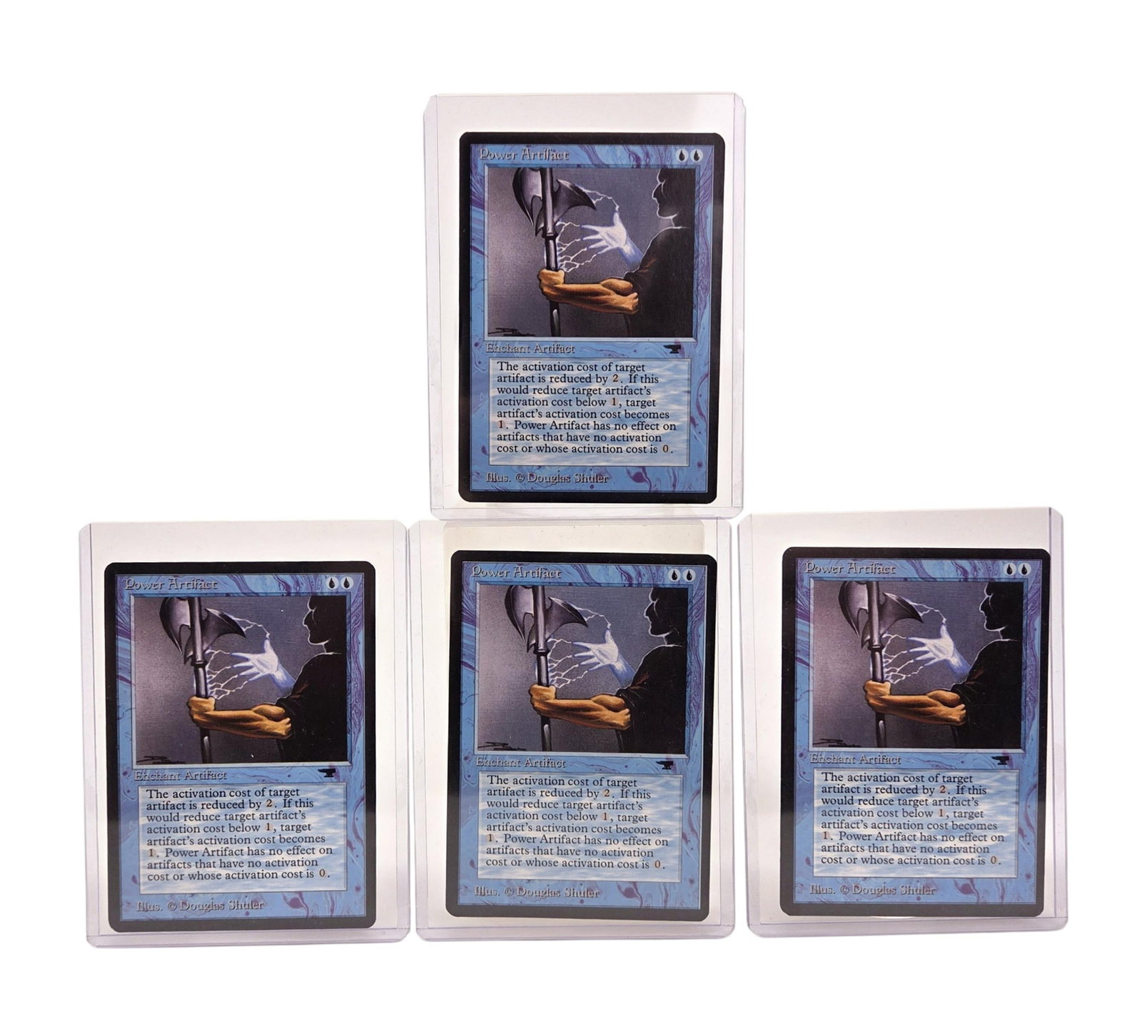 4 MTG: Antiquities "Power Artifact" cards (1 of 4)
