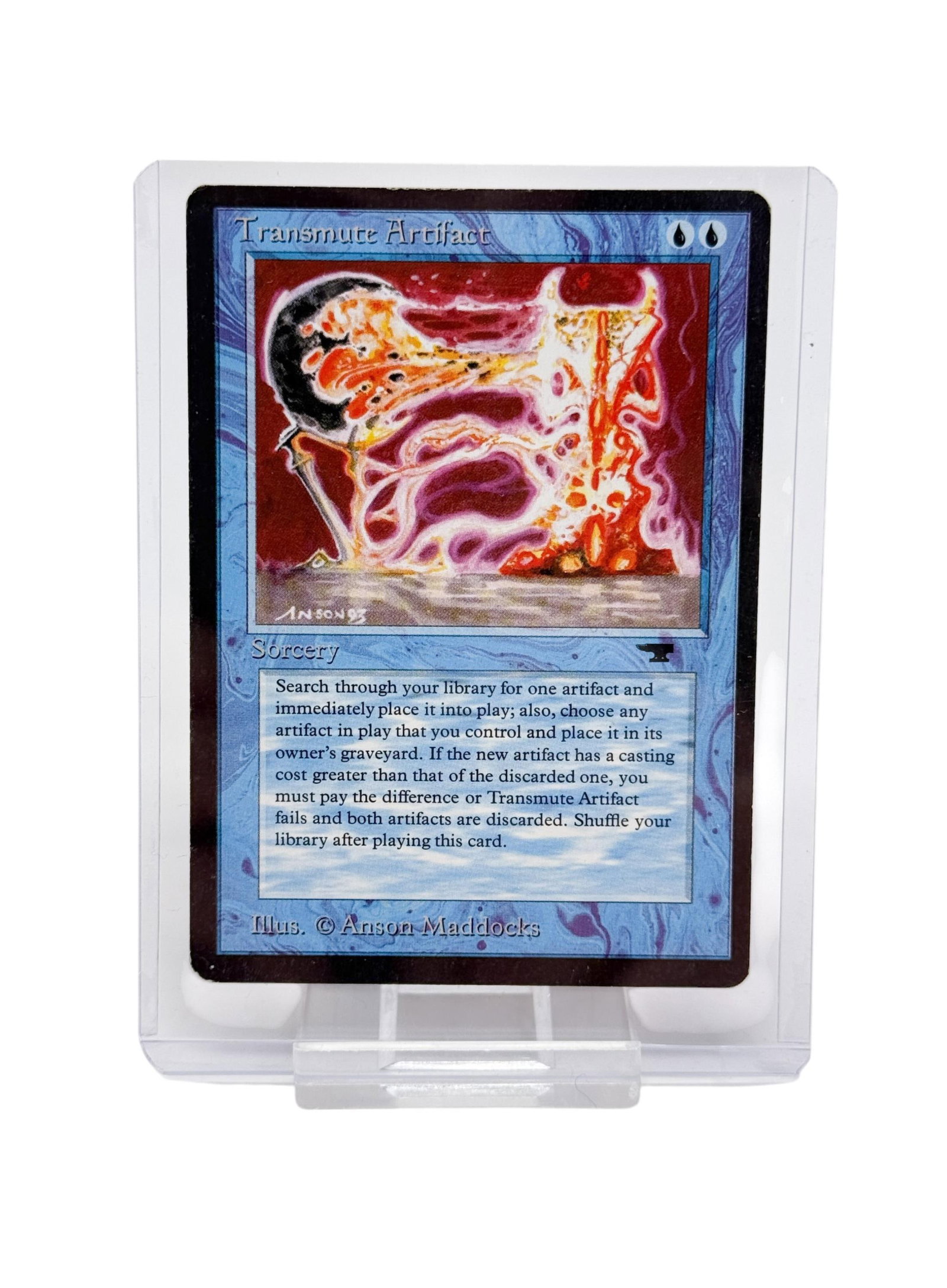 MTG: Antiquities "Transmute Artifact" card (1 of 2)