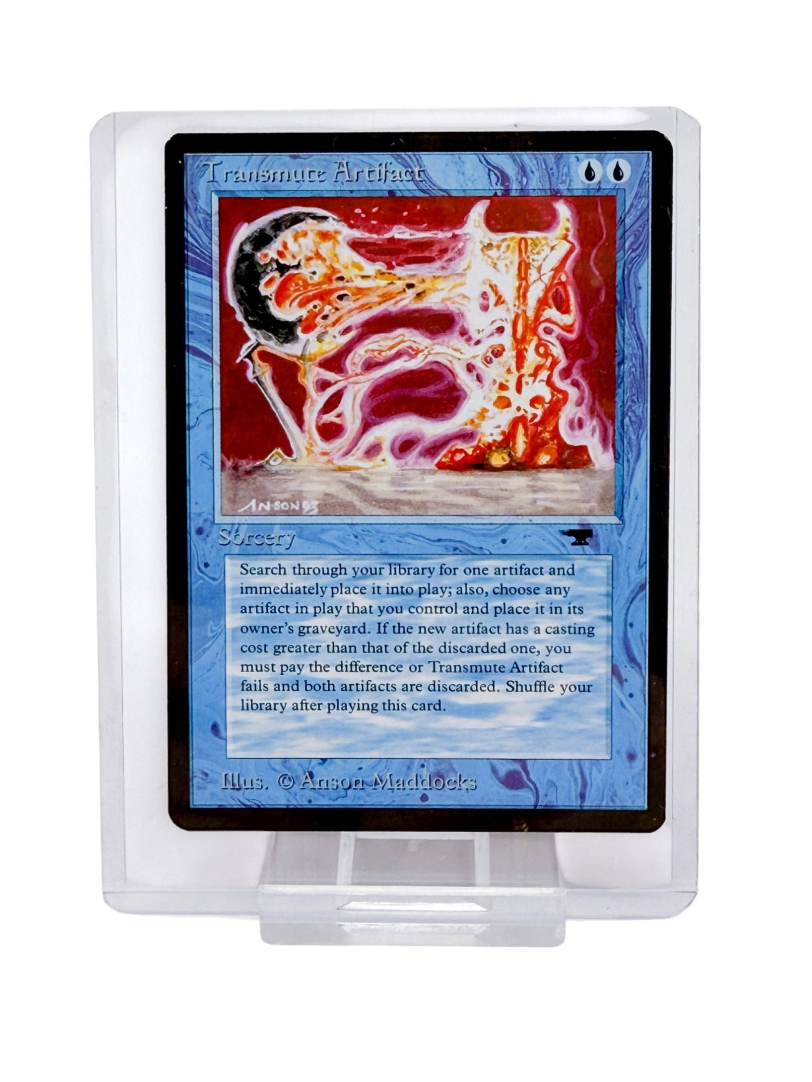 MTG: Antiquities "Transmute Artifact" card (1 of 2)