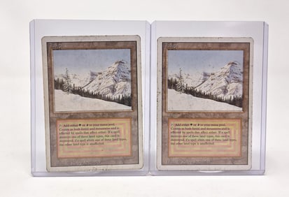 2 MTG: Revised "Taiga" card