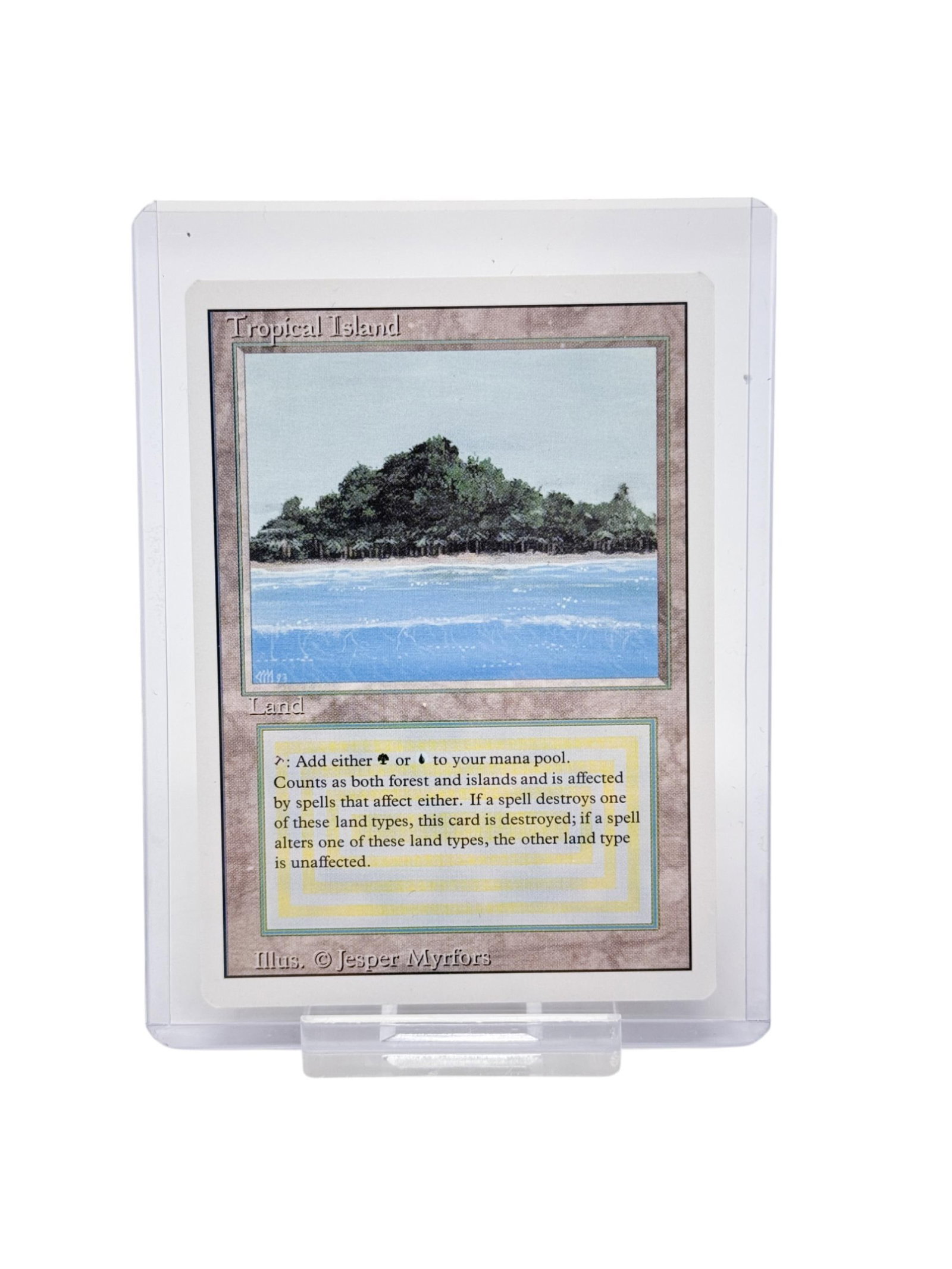 MTG: Revised "Tropical Island" card (1 of 2)