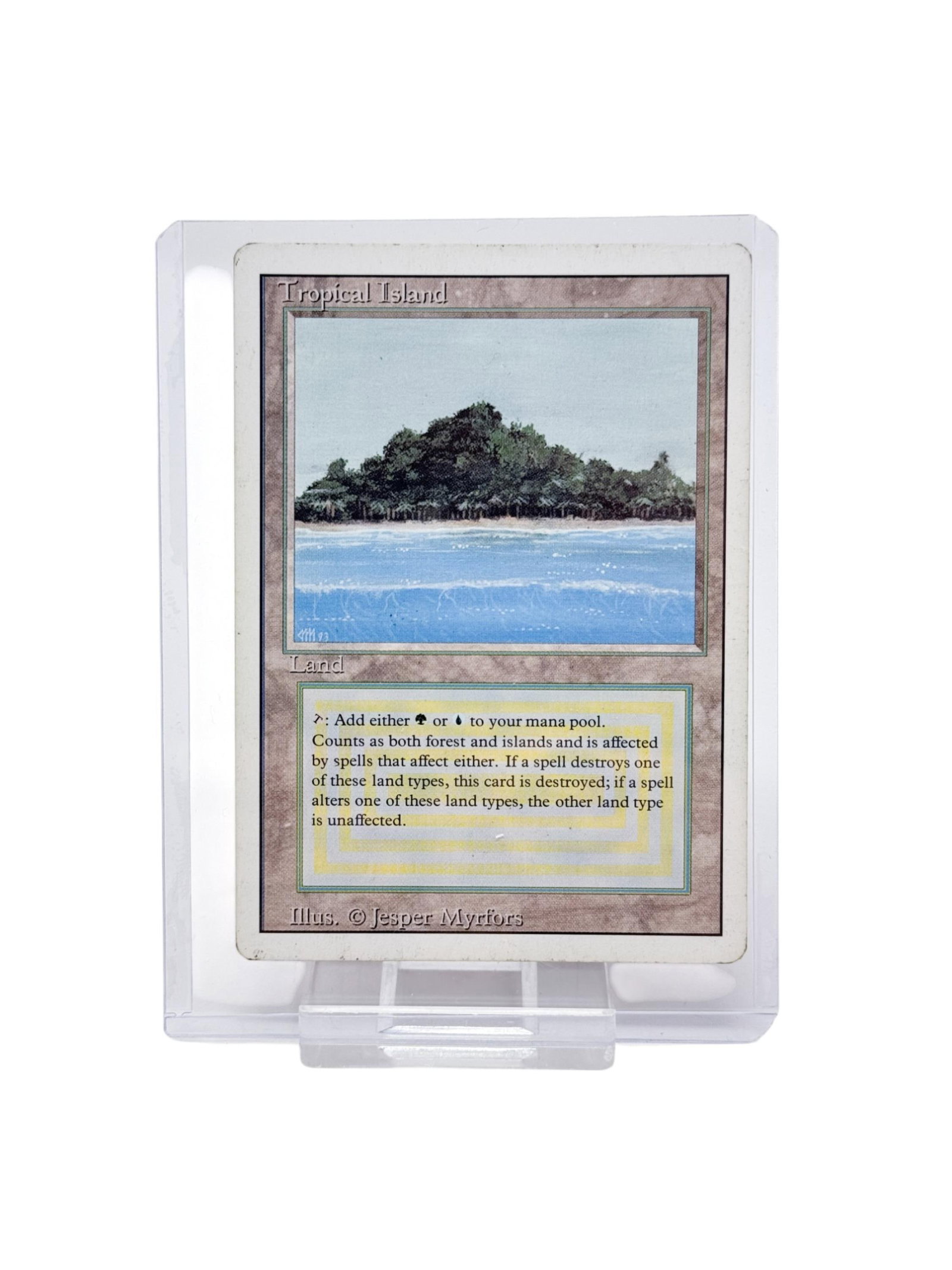 MTG: Revised "Tropical Island" card (1 of 2)