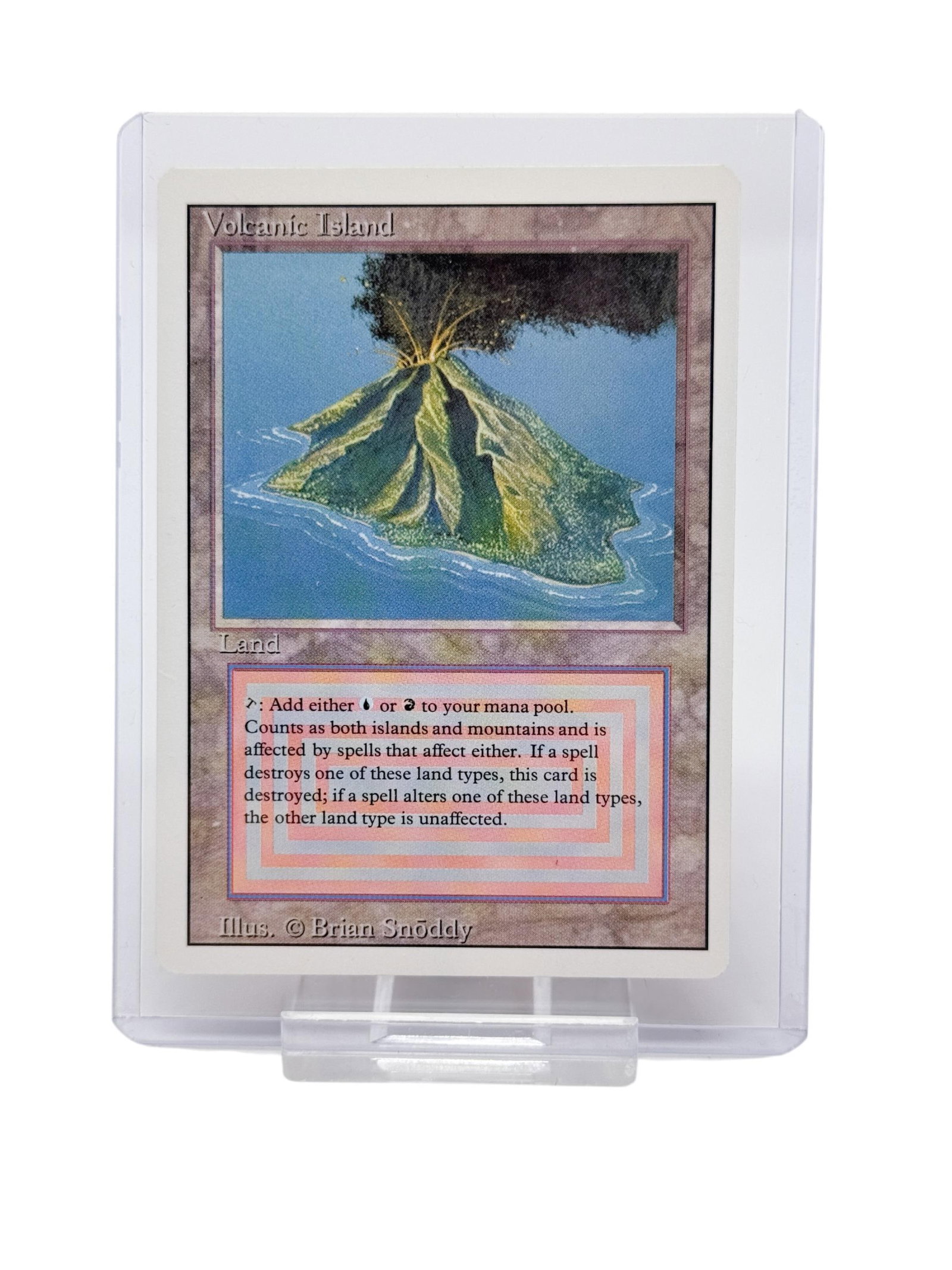 MTG: Revised "Volcanic Island" card (1 of 2)