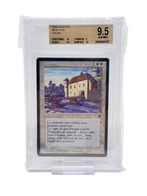 MTG: Legends "Moat/ Fossato Italian 9.5 Mint