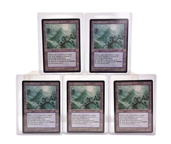 5 MTG: Alliances "Lake of the Dead" cards