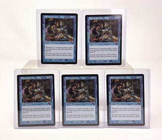 5 MTG: Prophecy "Rhystic Study" cards