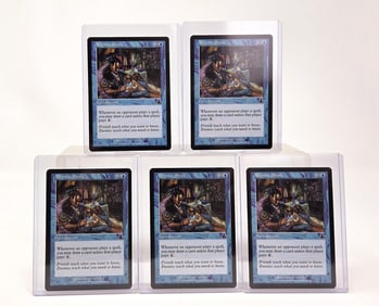 5 MTG: Prophecy "Rhystic Study" cards