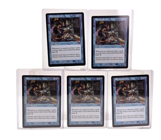 5 MTG: Prophecy "Rhystic Study" cards