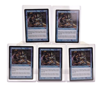5 MTG: Prophecy "Rhystic Study" cards