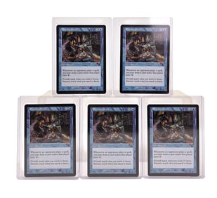 5 MTG: Prophecy "Rhystic Study" cards