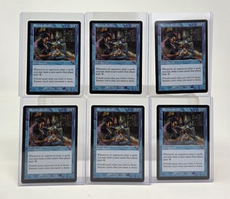 6 MTG: Prophecy "Rhystic Study" cards