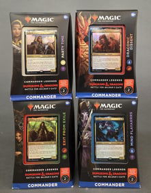 4 MTG: Commander "Battle for Baldur's Gates" MIB