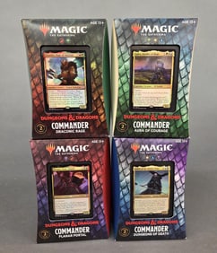 4 MTG: Commander DnD sealed decks