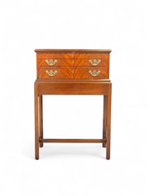 Kittinger Sheraton style silver chest.
